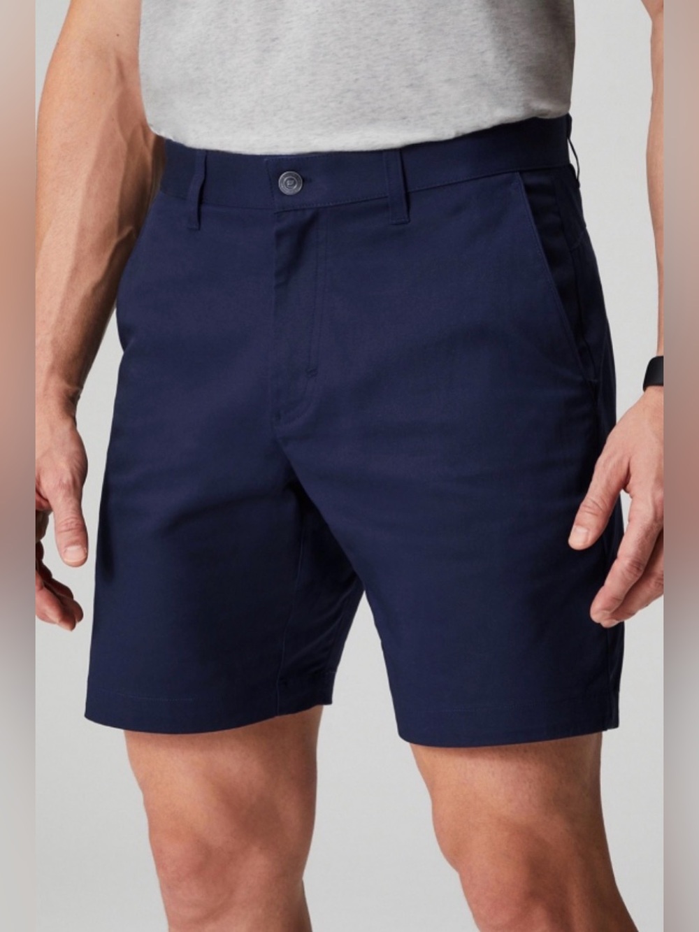 FABLETICS Men's The Fundamental Short Athletic Lined Running Shorts Blue